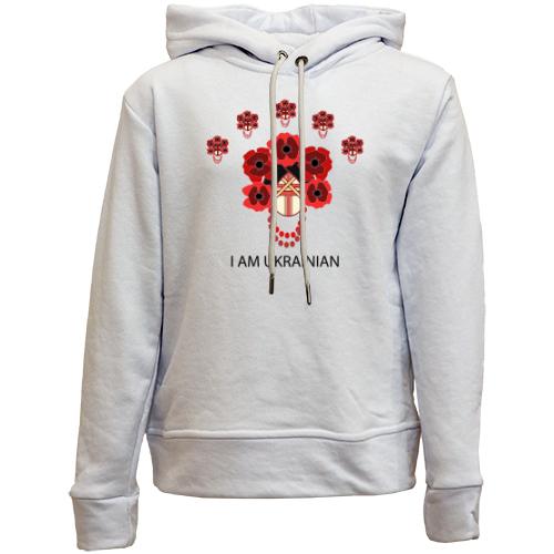 Дитячій худі без флісу I`m Ukrainian (ART)